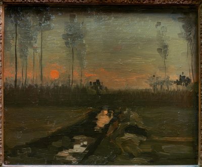 Tramonto da Vincent van Gogh